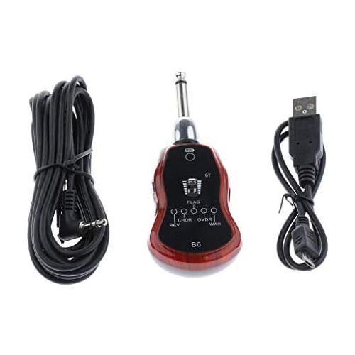  [아마존베스트]SDENSHI Wireless Guitar System Wireless Guitar Systems Mini Guitar Amplifier Bluetooth Audio Transmitter for Electric Guitar Bass with USB Charging Cable Audio Cable