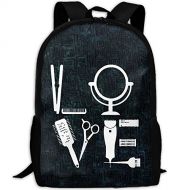 SDEYR79 Hairdresser Hairstylist Love For Her Hair Stylist School Rucksack College Bookbag Unisex Travel Backpack Laptop Bag