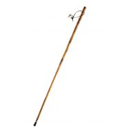 SE WS628-55E Survivor Series Wooden Walking/Hiking Stick with Hand-Carved Eagle Design, 55