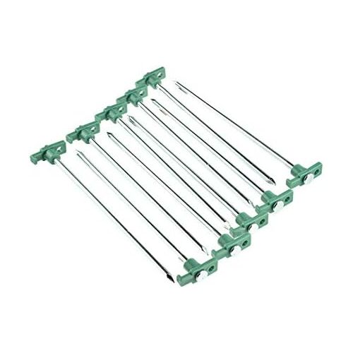  [아마존베스트]SE 9NRC10 Heavy-Duty Metal Tent Pegs Stake Set (10-Pack)