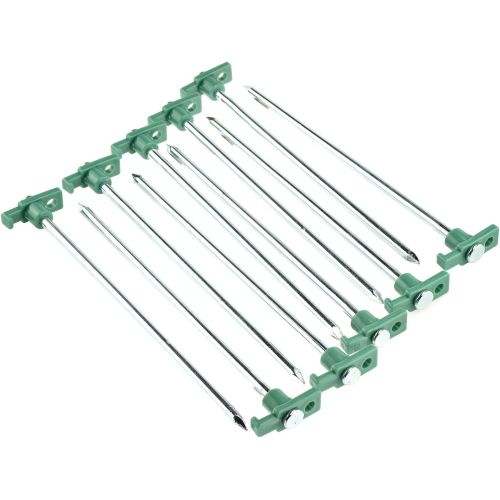  [아마존베스트]SE 9NRC10 Heavy-Duty Metal Tent Pegs Stake Set (10-Pack)