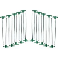 SE Heavy-Duty Metal Tent Pegs Stake Set (20-Pack) - 9NRC10-20