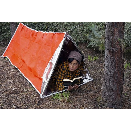  SE Emergency Outdoor Tube Tent with Steel Tent Pegs - ET3683