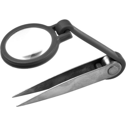  [아마존베스트]SE 5x Magnifier with Tweezers - MC48