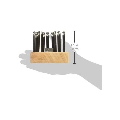  SE JT3405DS Doming Punch & Dapping Block Set (25 PC.) with Disc Cutter