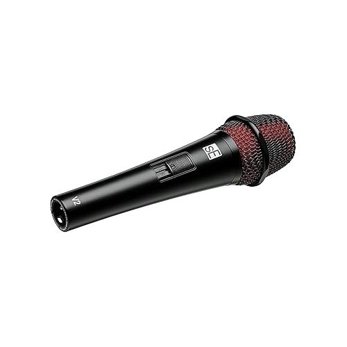  SE Electronics V2-SW Supercardioid Dynamic Handheld Microphone with On/Off Switch, Black