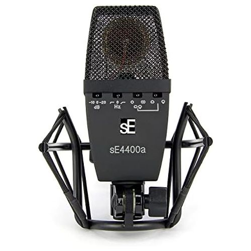  sE Electronics - SE4400a Multi Pattern Large Diaphragm Vintage Microphone with Shockmount and Case