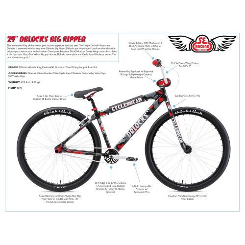  SE Racing SE DBlocks Big Ripper 29 BMX Bike