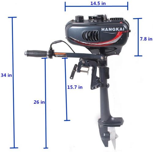  Sky Superior Engine Water Cooling System Outboard Motor Two-strok Inflatable Fishing Boat