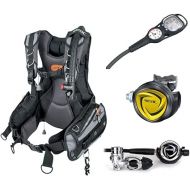 Eq-Pro Screen Premiere, Scuba Diving Equipment Kit with BCD, Regulator, Octo, Dive Computer and Pressure Gauge