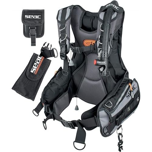  SEAC EQ-PRO BCD Premiere Package w/Screen Wrist Computer, SPG, DX200 Regulator, X100 Octo & Bag Assembled by GUPG