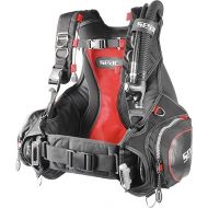 SEAC Scuba Diving BCD 3D, Black/Red