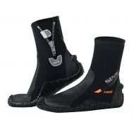 SEAC Basic HD 5mm Neoprene Scuba Boots with Side Zipper