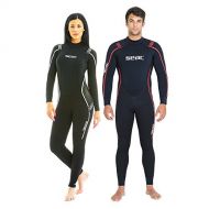 SEAC Libera 5mm High Stretch Yamamoto Neoprene Full Wetsuit Mens Women XS, Black, X-Small