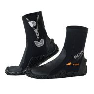 SEAC Basic HD 5mm Neoprene Scuba Boots with Side Zipper