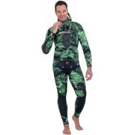 SEAC Tattoo Flex Jacket, Spearfishing Wetsuit Hooded Jacket in 5mm Ultrastretch Neoprene