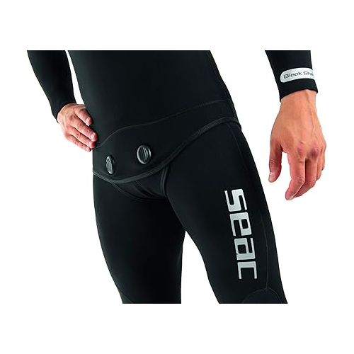  Seac Black Shark, Wetsuit for Spearfishing and Free Diving Activities