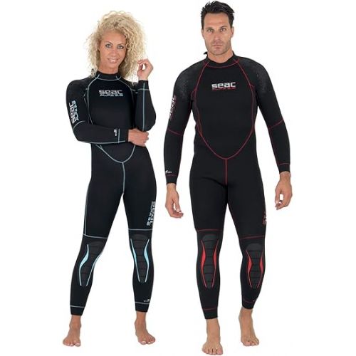  SEAC Men's Alfa 5.0 5 mm Suit for Scuba Diving