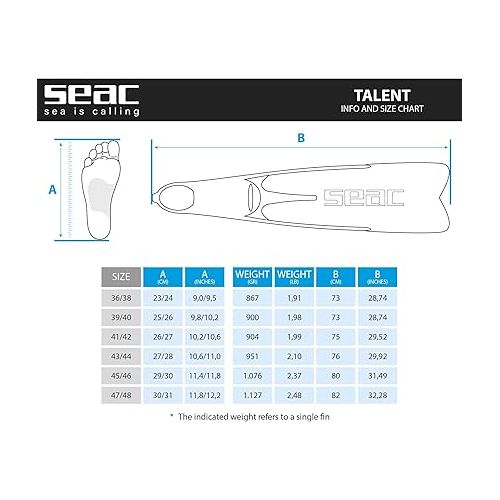  Seac Sub Talent Fins