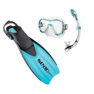 SEAC Sprint Zoom Mask Fin Snorkel Set with Snorkeling Gear Bag