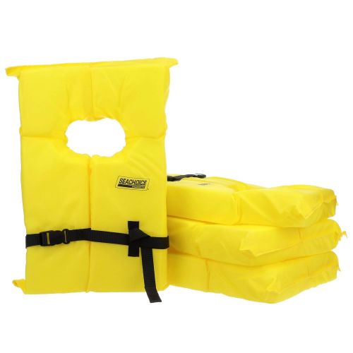  SEACHOICE Seachoice Type II Universal Personal Flotation Device, 4-Pack, with Storage Bag