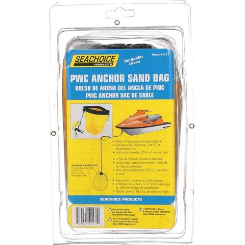  Seachoice Heavy Duty PWC Sand Anchor Kit, Buoy and 10 Ft. Anchor Line