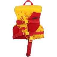 Seachoice Type II Deluxe Adjustable Boat Vest w/Grab Handle, Bright Yellow and Red, Child, 30-50 Lbs.