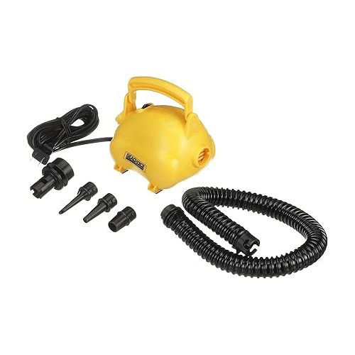  Seachoice 120V Electric Air Pump, 2 Ft. of Flexible Hose, Inflates or Deflates, Includes 4 Nozzle Attachments