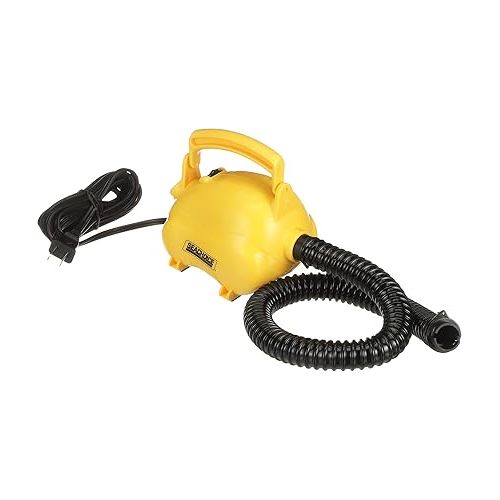  Seachoice 120V Electric Air Pump, 2 Ft. of Flexible Hose, Inflates or Deflates, Includes 4 Nozzle Attachments