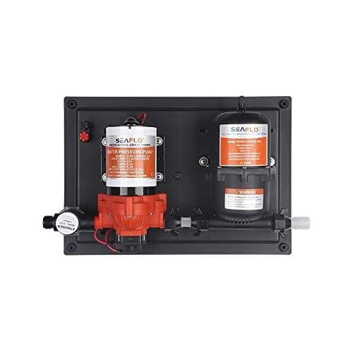  SEAFLO 33-Series Water Pump and Accumulator Tank System - 12V DC, 3.0 GPM, 45 PSI, 0.2 Gallon Tank