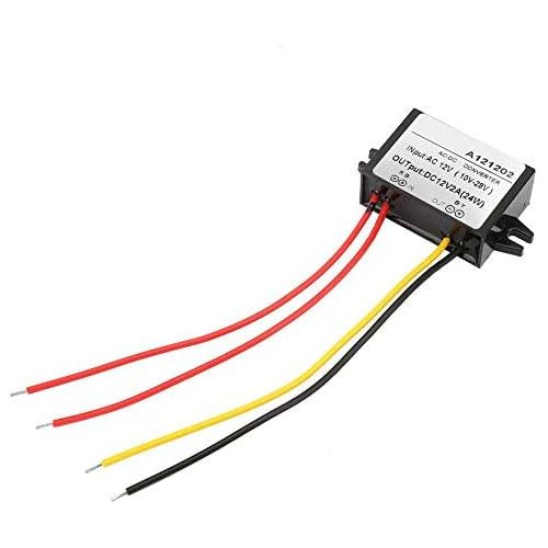  [아마존베스트]-Service-Informationen AC 10-28V to DC 12V Step Down Converter AC-DC Down Power Supply Module for Car Screen and Monitor Camera etc (2A)