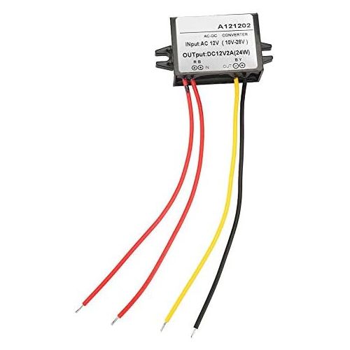  [아마존베스트]-Service-Informationen AC 10-28V to DC 12V Step Down Converter AC-DC Down Power Supply Module for Car Screen and Monitor Camera etc (2A)