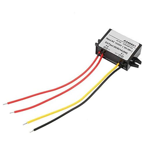  [아마존베스트]-Service-Informationen AC 12 V / 24 V to DC 5 V down converter AC-DC down power supply module (1 A).