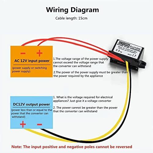  [아마존베스트]-Service-Informationen AC 12 V / 24 V to DC 5 V down converter AC-DC down power supply module (1 A).