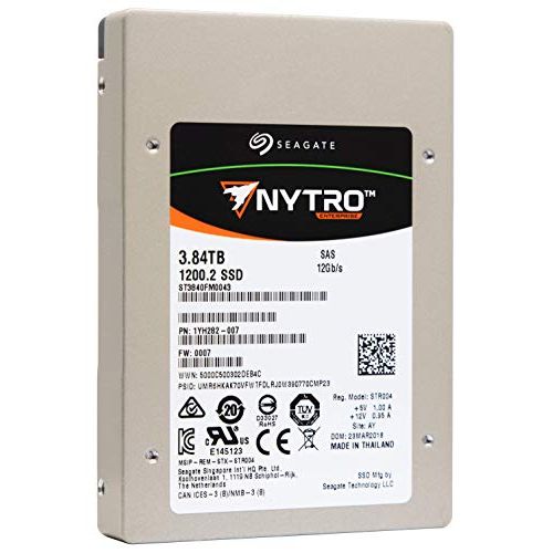  Seagate Nytro 1200.2 ST3840FM0043 3840GB eMLC Dual 12Gb/s SAS 2.5 15mm Enterprise SSD