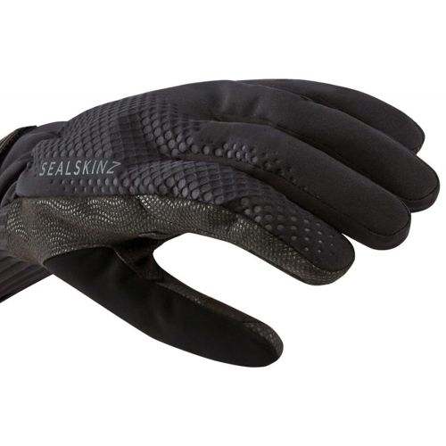  SEALSKINZ Unisex Waterproof All Weather Cycle Glove, Black, One Size