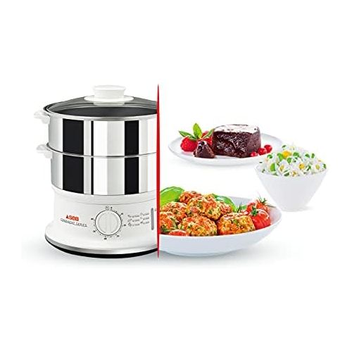  [아마존베스트]Seb VC145100Steamer, Stainless Steel, 6Litre