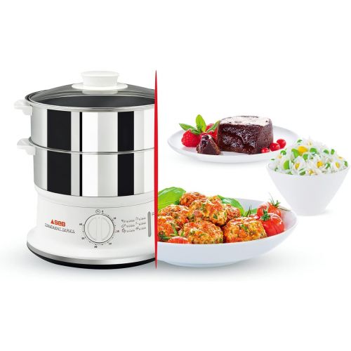  [아마존베스트]Seb VC145100Steamer, Stainless Steel, 6Litre