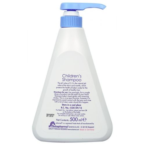  SEBAMED SebaMed Childrens Shampoo, 500Ml 0-3 Months White