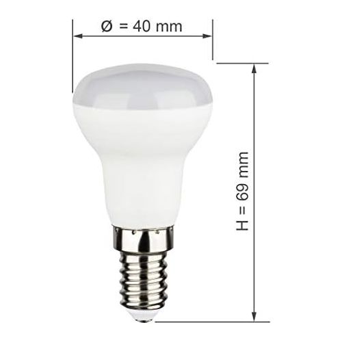  Besuchen Sie den SEBSON-Store SEBSON LED Lampe E14 R39 Reflektor 3W warmweiss 3000k, ersetzt 20W, 200lm, Ra97, 230V LED Leuchtmittel flimmerfrei, E14 R39 Reflektorlampe, 4er Pack