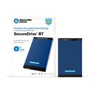 SecureData 2TB SecureDrive BT FIPS 140-2 Hard Drive with Bluetooth Authenticatio, 2 TB