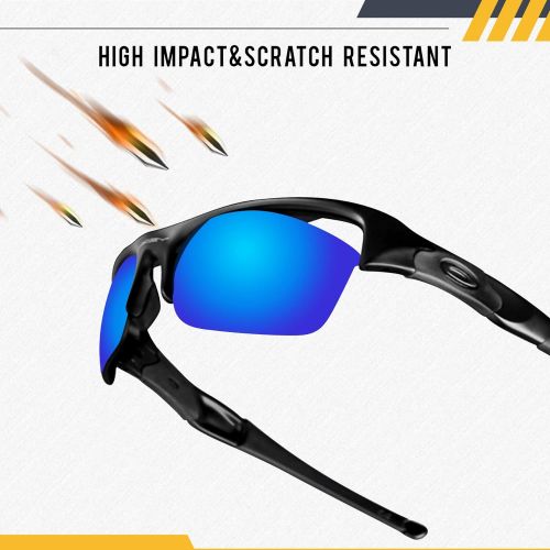  SEEABLE Premium Polarized Mirror Replacement Lenses for Oakley Style Switch OO9194 Sunglasses