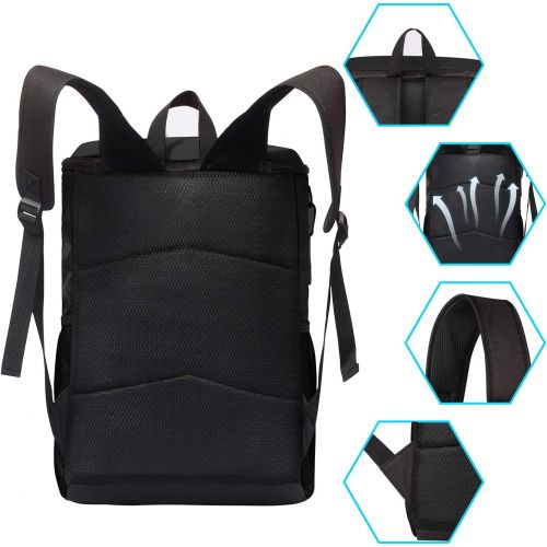  [아마존핫딜][아마존 핫딜] SEEHONOR Insulated Cooler Backpack Leakproof Soft Cooler Bag Lightweight Backpack Cooler for Lunch Picnic Fishing Hiking Camping Park Beach, 25 Cans