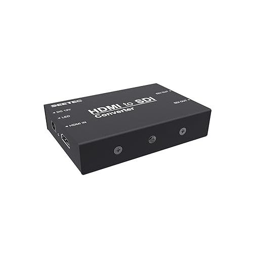  Seetec HDMI to SDI Converter HTS Portable Mini Broadcast Converters with Standard “1/4-20” Screw Threads (HDMI to SDI)