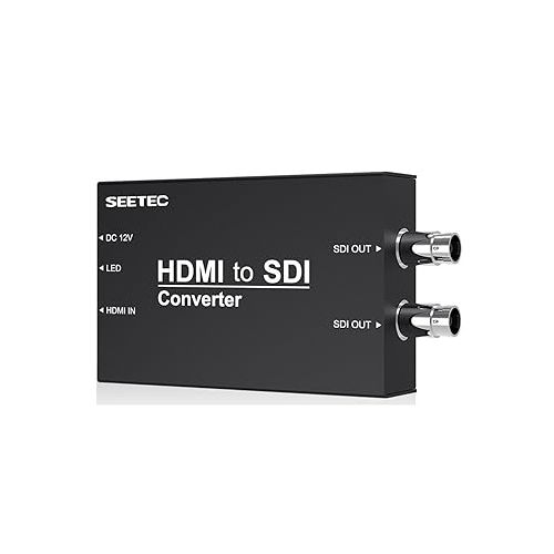  Seetec HDMI to SDI Converter HTS Portable Mini Broadcast Converters with Standard “1/4-20” Screw Threads (HDMI to SDI)