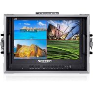 SEETEC ATEM156-CO 15.6” Live Streaming Broadcast Director LCD Monitor with 4 HDMI Input Output Portable Carry on for Video Switcher Mixer Pro Studio Television Production