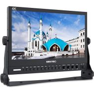 SEETEC P133-9HSD 13.3 Inch Pro SDI Broadcast Monitor Professional LCD Director Studio Production Monitoring IPS Screen Full HD 1920×1080 Aluminum Design with 3G-SDI 4K HDMI AV YPbPr