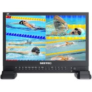 SEETEC 4K156-9HSD 15.6 Inch Broadcast LCD Monitor with IPS UHD 3840x2160 SDI Input and Output 4xHDMI Inputs Quad Split Display
