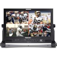 SEETEC ATEM173S 17.3 inch Multi-Camera Broadcast Monitor with 4x3G-SDI Input Output 1 HDMI in Quad Split Display for Studio Television Production Full HD 1920x1080 (ATEM173S)