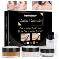 [아마존 핫딜]  [아마존핫딜]SEGMINISMART Tattoo Concealer,Scar Concealer,Makeup Concealer,Cover Tattoo,Birthmarks/Vitiligo, Waterproof...